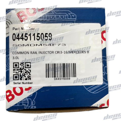 0445115059 Bosch Injector Common Rail Mercedes Benz 3.0L Injectors