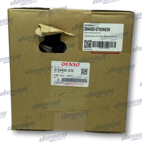 294000-0700 New Exchange Fuel Pump Denso Common Rail For Toyota 1Kd-Ftv Euro 4 [Hilux / Prado] Pumps