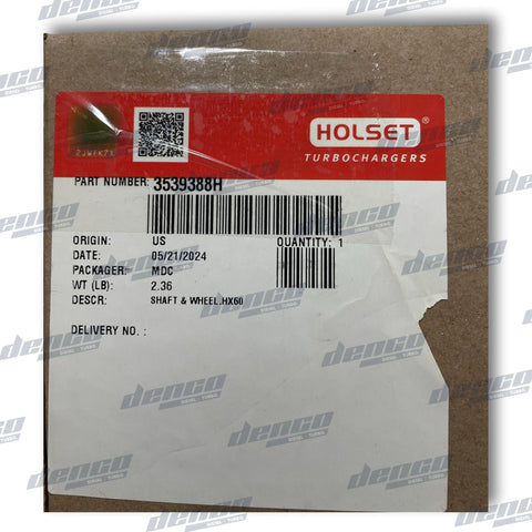 3539388H Holset Wheel And Shaft &