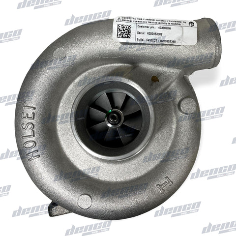 4033070H TURBOCHARGER H2A IVECO MARINE (ENGINE: 8281SI.01)