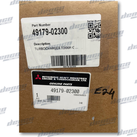 49179-02300 Turbocharger Td06H Caterpillar Excavator 320C / 320D 320B/ 321B 321C (New) Genuine Oem