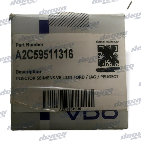 A2C59511316 Siemens Common Rail Injector V6 Lion Ford / Jag Peugeot Injectors