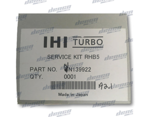 NN139922 TURBO REPAIR KIT (OVERHAUL KIT) RHB5 7.00MM LONG